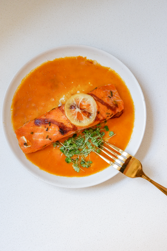 Carrot and Paprika Salmon