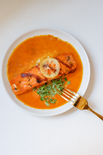 Carrot and Paprika Salmon